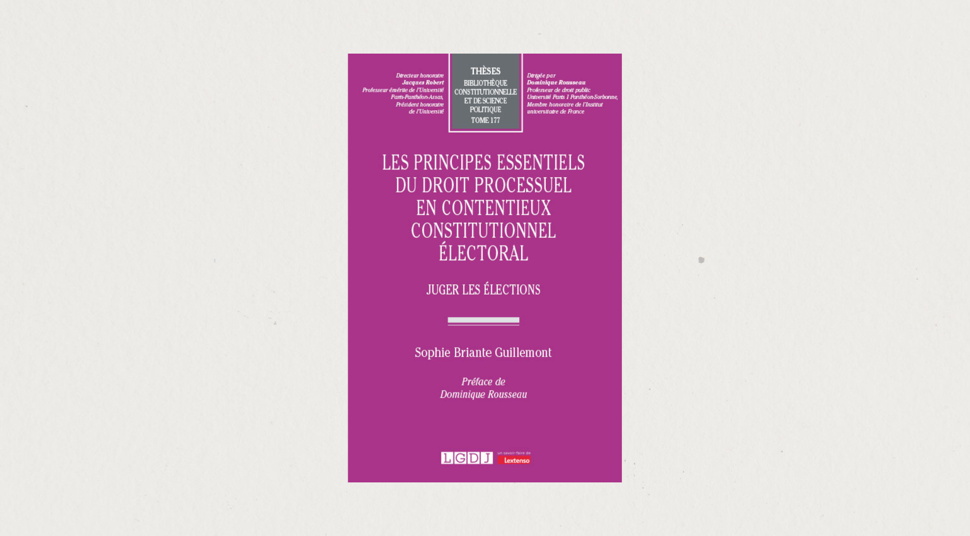 Illustration de l'article Les principes essentiels du droit processuel en contentieux constitutionnel électoral